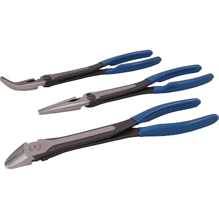 Gray Tools 3 Piece Heavy Duty Long Reach Pliers Set 81303